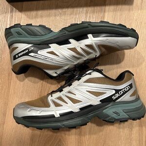 Salomon Men's XT Wings Trail Running Shoes - Brown and Black
